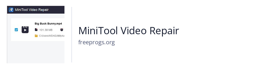 MiniTool Video Repair