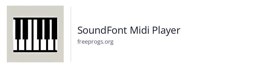 SoundFont Midi Player