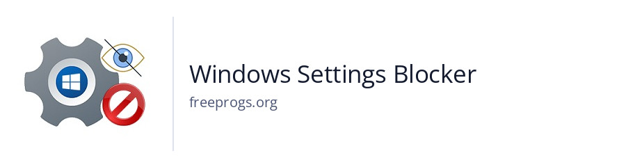 Windows Settings Blocker