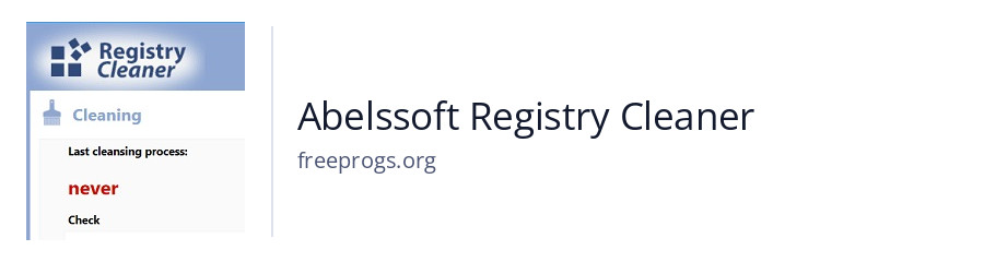 Abelssoft Registry Cleaner