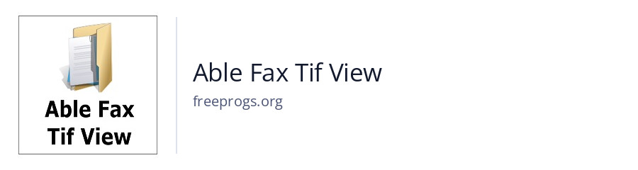 Able Fax Tif View