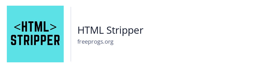HTML Stripper