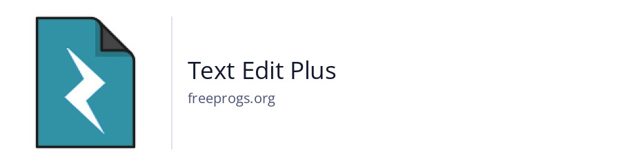 Text Edit Plus
