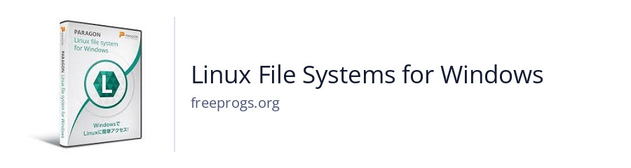 Linux File Systems for Windows