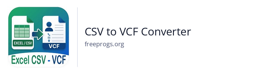 CSV to VCF Converter