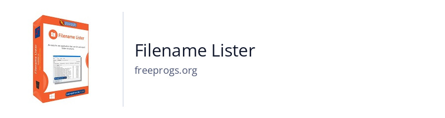 Filename Lister