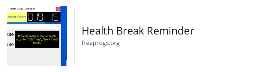 Health Break Reminder