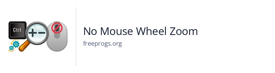 No Mouse Wheel Zoom