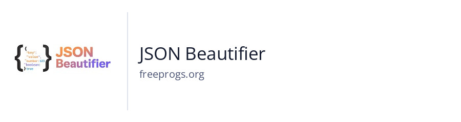 JSON Beautifier