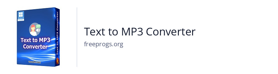 Text to MP3 Converter