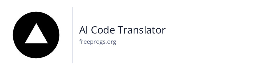 AI Code Translator