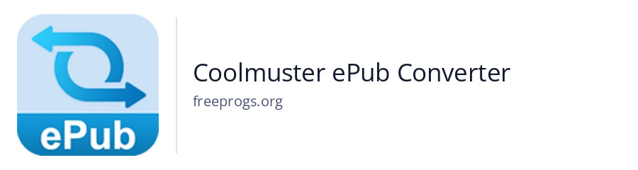 Coolmuster ePub Converter