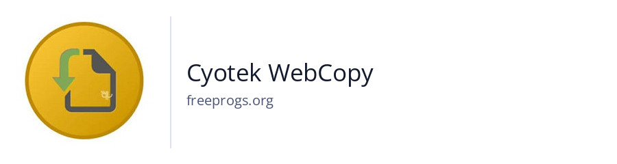 Cyotek WebCopy