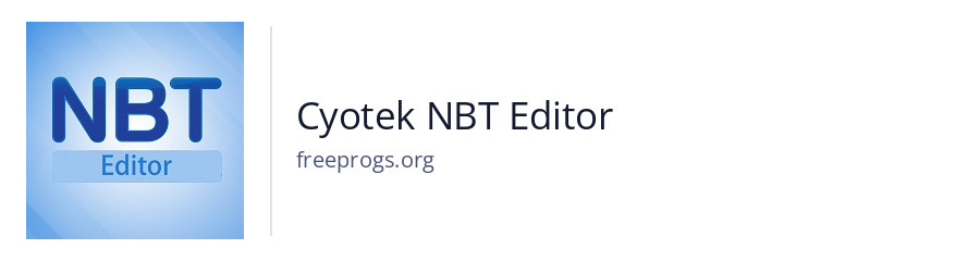Cyotek NBT Editor
