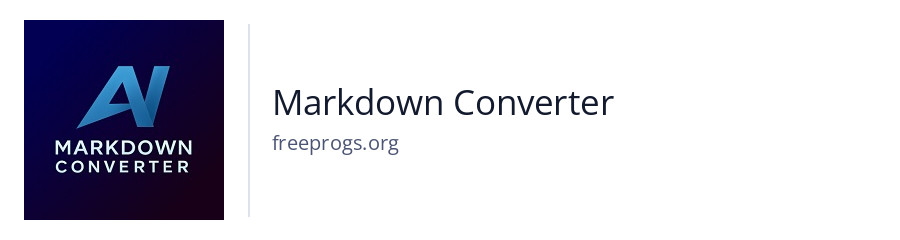 Markdown Converter