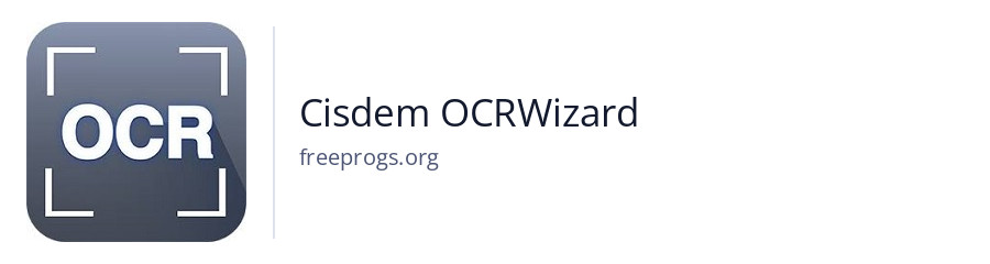 Cisdem OCRWizard