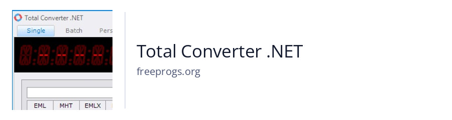 Total Converter .NET