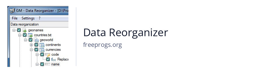 Data Reorganizer