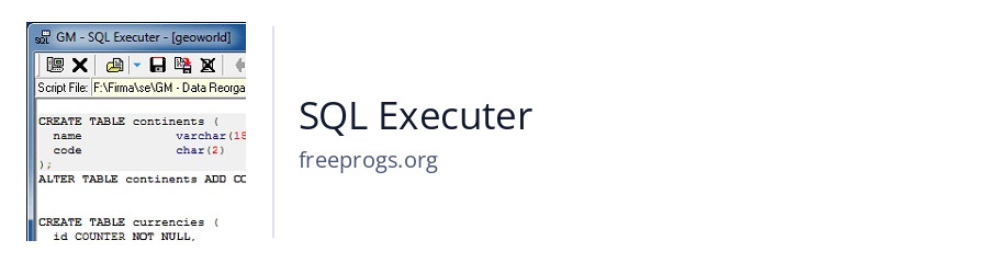 SQL Executer