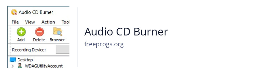 Audio CD Burner