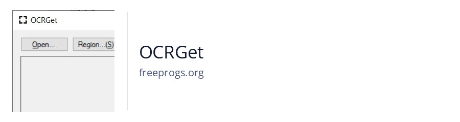 OCRGet