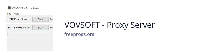 VOVSOFT - Proxy Server
