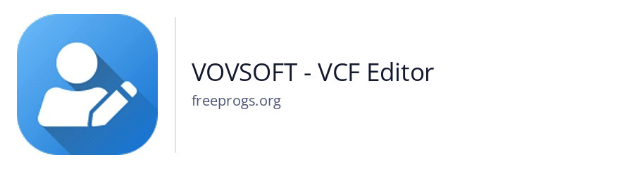 VOVSOFT - VCF Editor