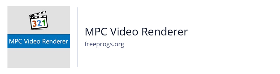 MPC Video Renderer