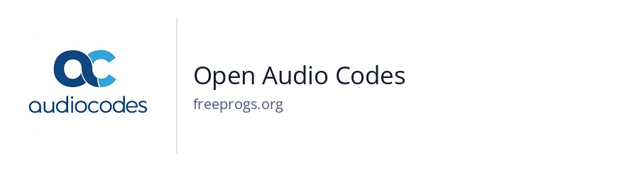 Open Audio Codes