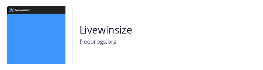 Livewinsize