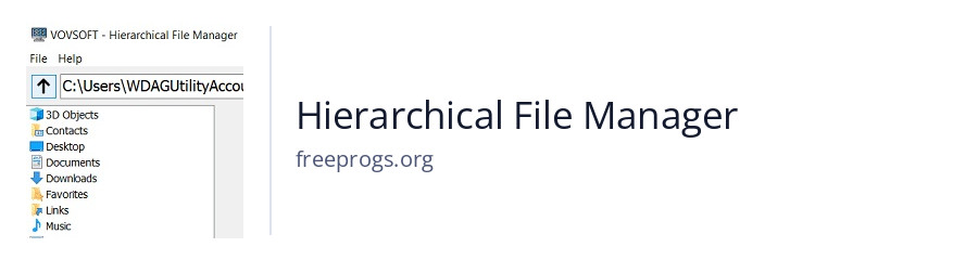 Hierarchical File Manager