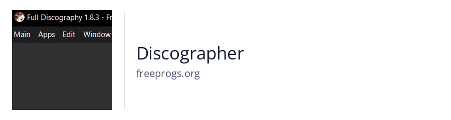 Discographer