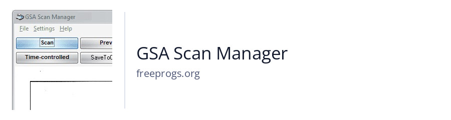 GSA Scan Manager