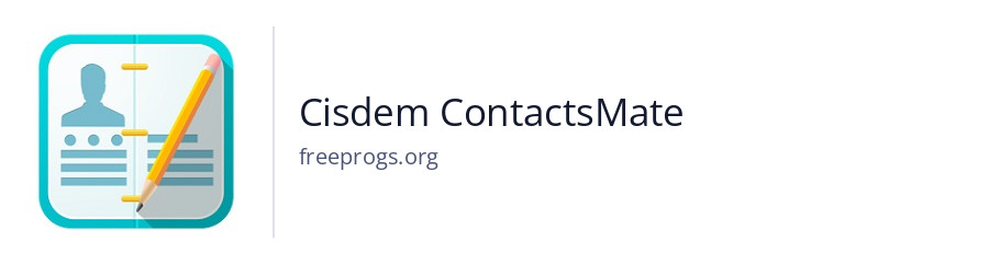 Cisdem ContactsMate