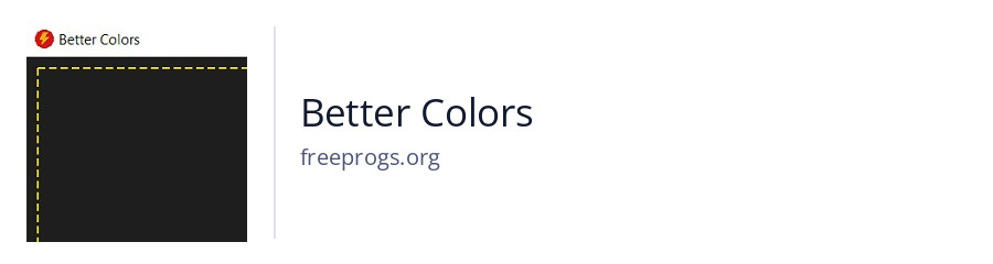 Better Colors