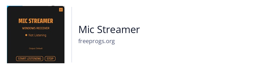 Mic Streamer