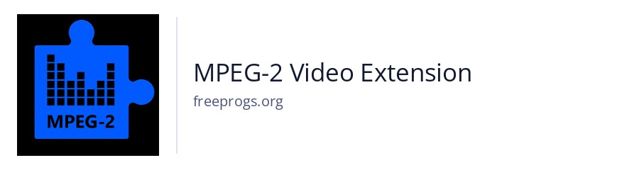 MPEG-2 Video Extension