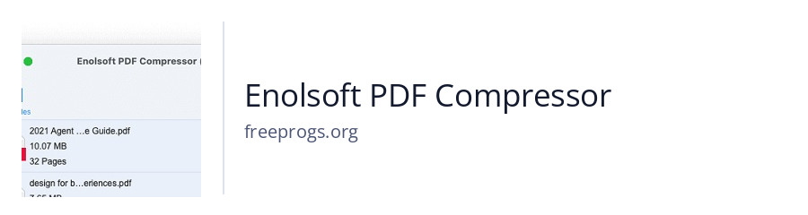 Enolsoft PDF Compressor
