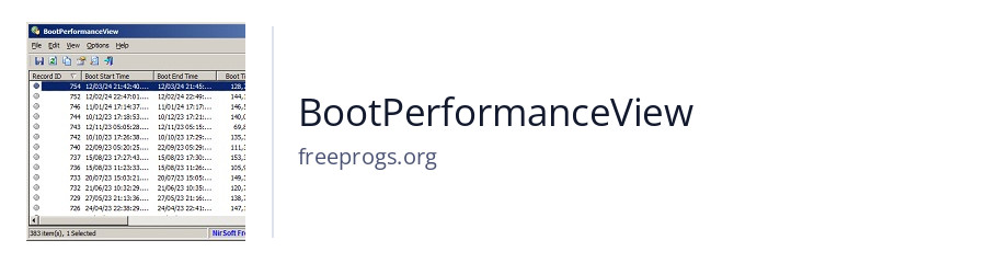 BootPerformanceView