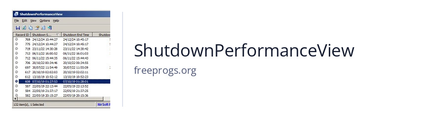 ShutdownPerformanceView