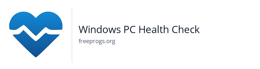 Windows PC Health Check