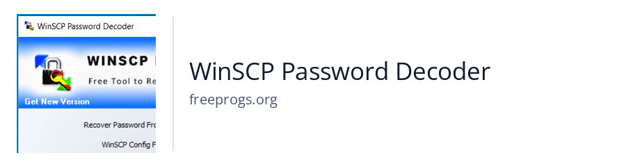 WinSCP Password Decoder