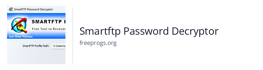 Smartftp Password Decryptor