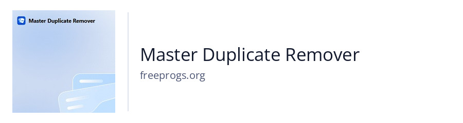 Master Duplicate Remover