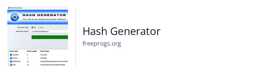 Hash Generator
