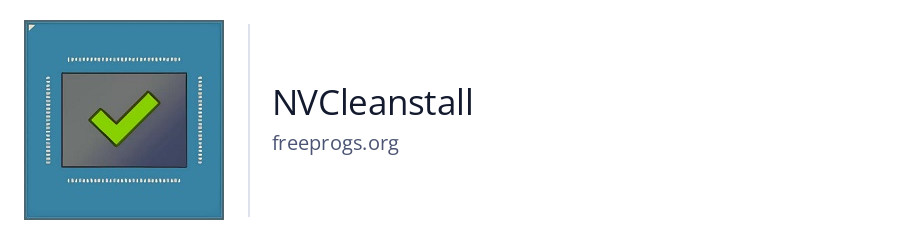 NVCleanstall