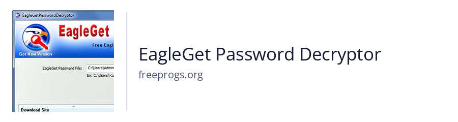 EagleGet Password Decryptor