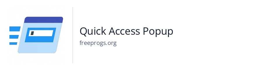 Quick Access Popup