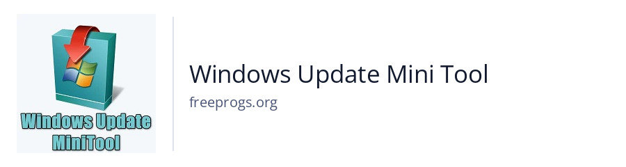 Windows Update Mini Tool