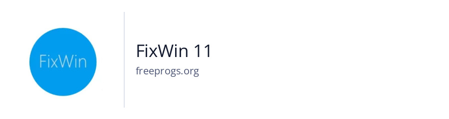 FixWin 11